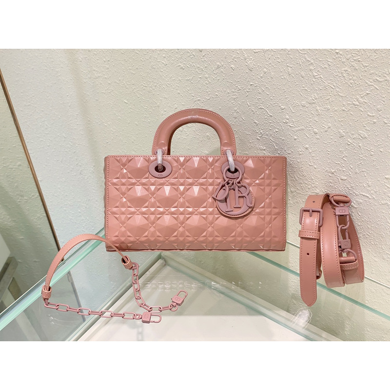 D*or lady d-joy handbag pink