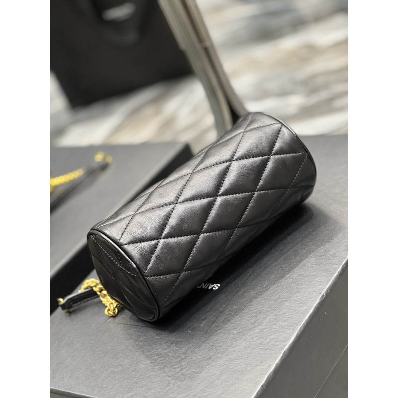 Saint Laurent  Sade Laurent Mini Tube Bag Black