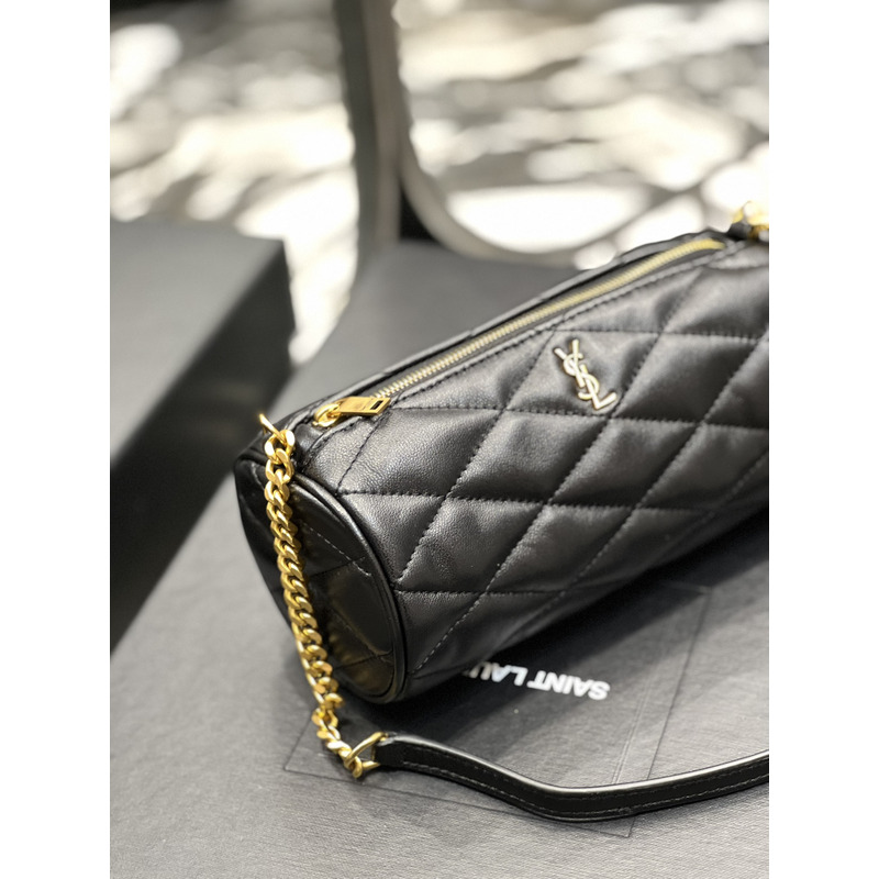 Saint Laurent  Sade Laurent Mini Tube Bag Black