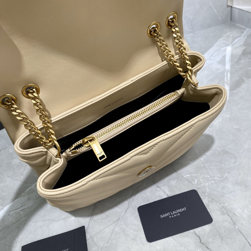 Saint Laurent  Toy LouLou Shoulder Bag in Yellow