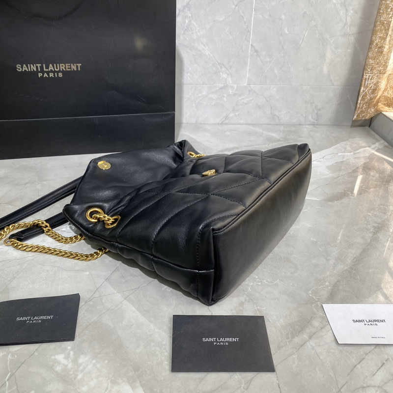 Saint Laurent Toy LouLou Shoulder Bag in Black