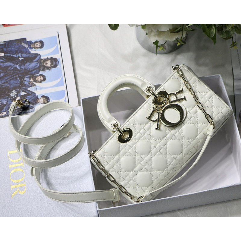 D*or lady d-joy bag m0540onge_m030 white