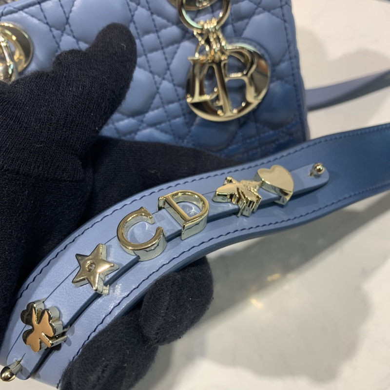 lady D*or my abcD*or handbag indigo blue s