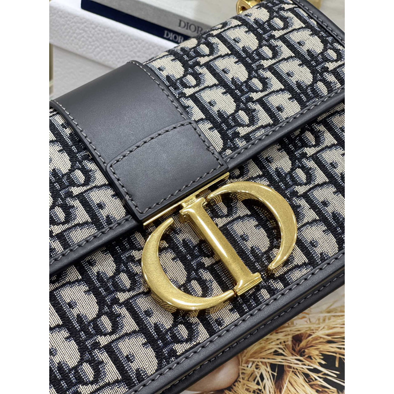 D*or oblique jacquard 30 montaigne chain bag m9208utzq_m928