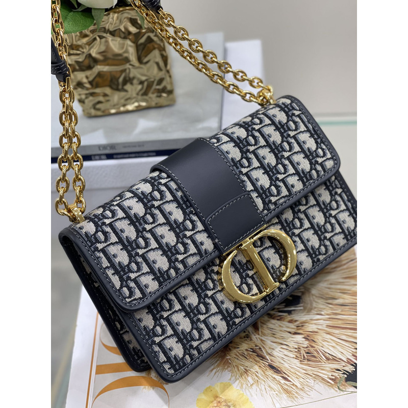 D*or oblique jacquard 30 montaigne chain bag m9208utzq_m928