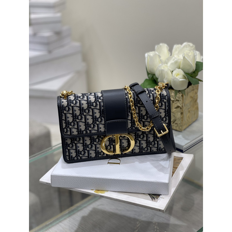 D*or oblique jacquard 30 montaigne chain bag m9208utzq_m928