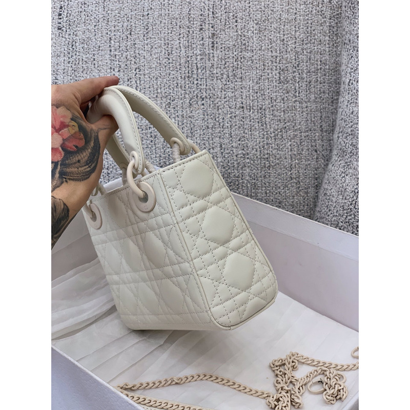 lady D*or my abcD*or handbag white mini