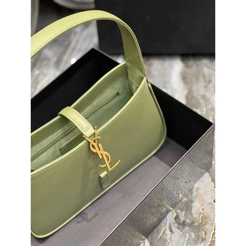 Saint Laurent Le 5A7 Stray Bag Grass Green