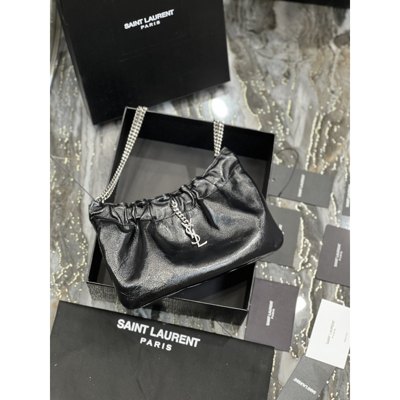 Saint Laurent Cloud-shaped Underarm Bag Black