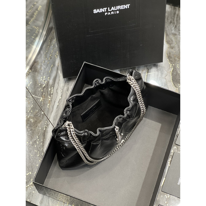 Saint Laurent Cloud-shaped Underarm Bag Black