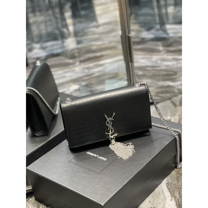 Saint Laurent Kate Shoulder Bag Black 474366