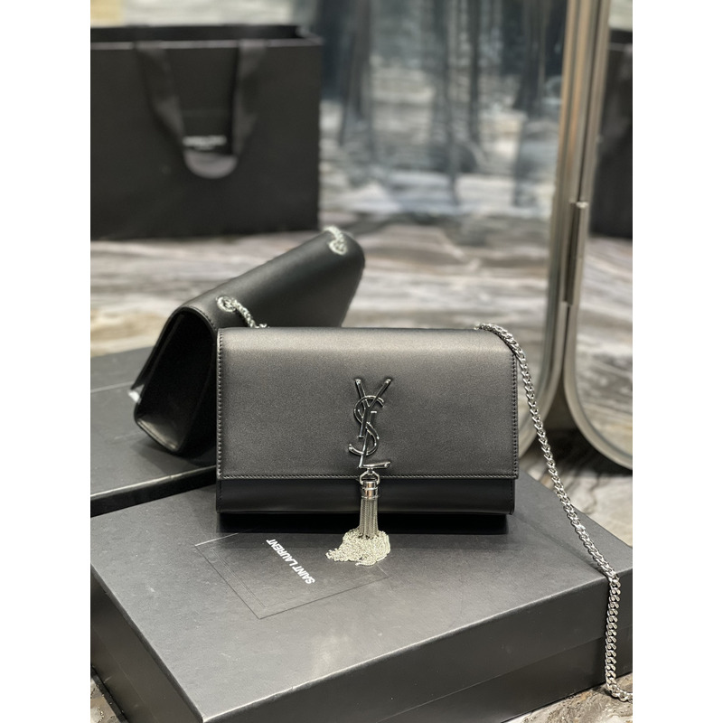 Saint Laurent Kate Shoulder Bag Black