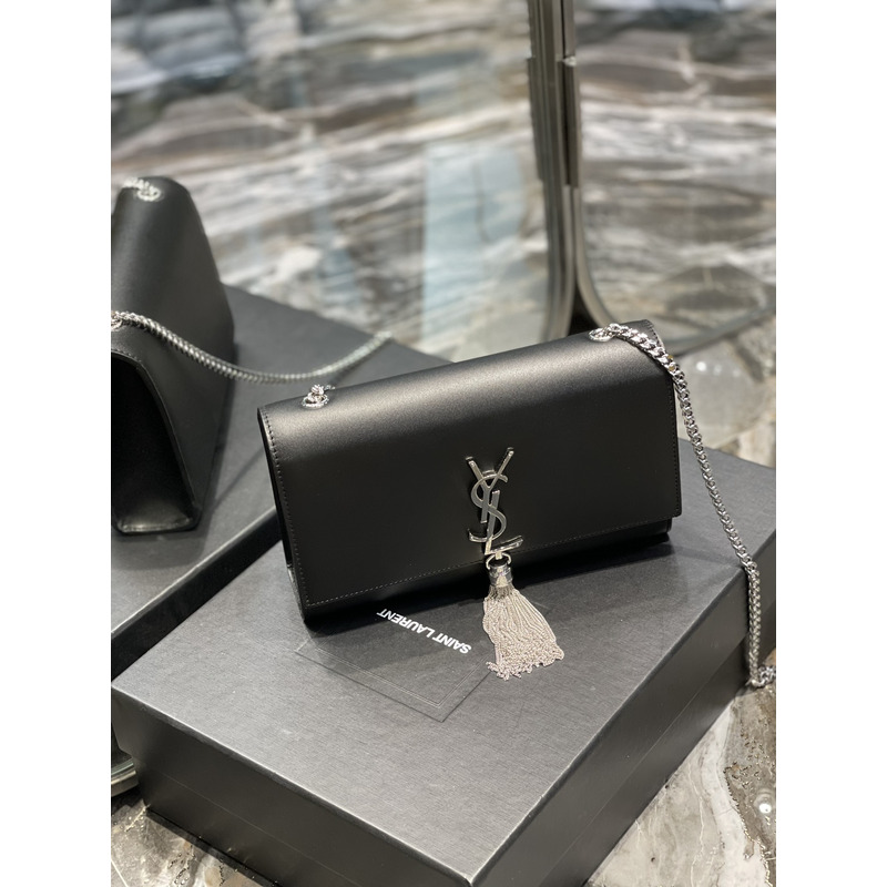 Saint Laurent Kate Shoulder Bag Black