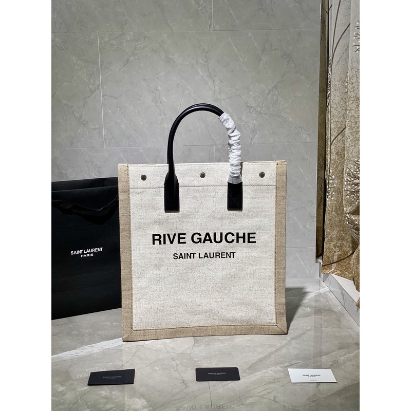 Saint Laurent Rive Gauche Tote Black L