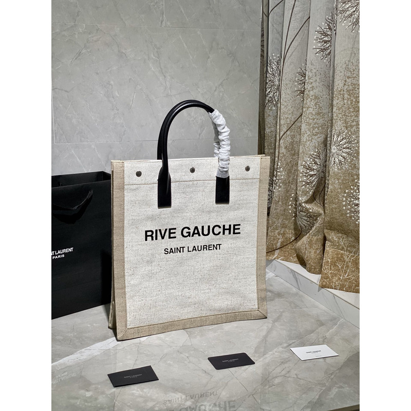 Saint Laurent Rive Gauche Tote Black L