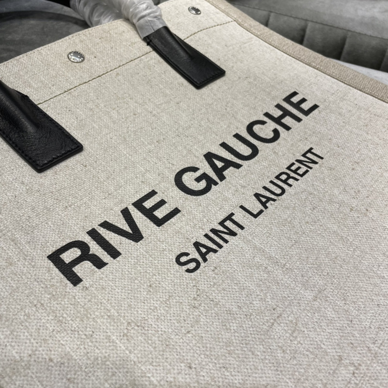 Saint Laurent Rive Gauche Tote Beige M