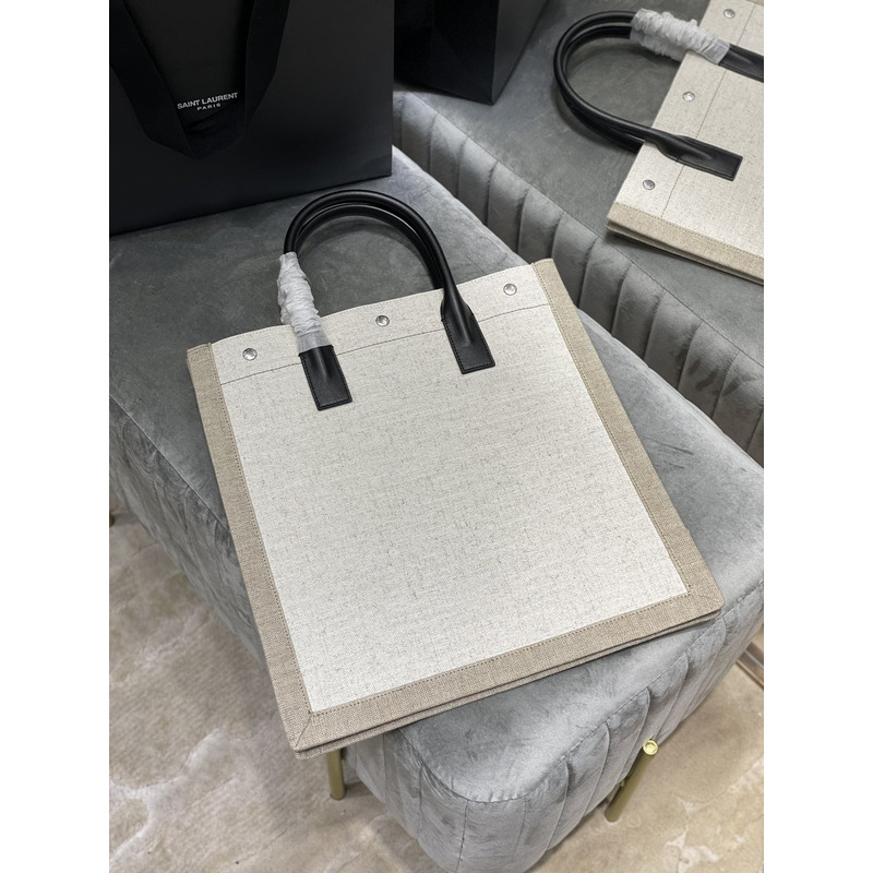 Saint Laurent Rive Gauche Tote Beige M