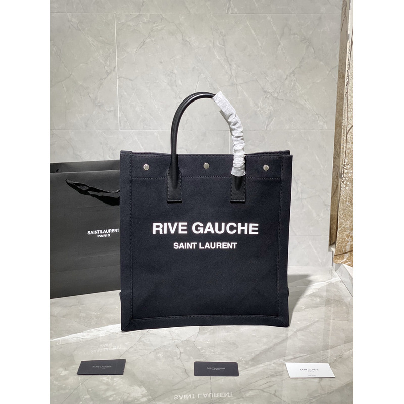 Saint Laurent Rive Gauche Tote Black M