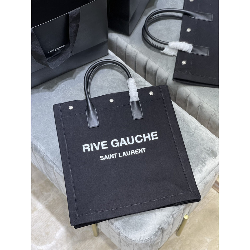 Saint Laurent Rive Gauche Tote Black M