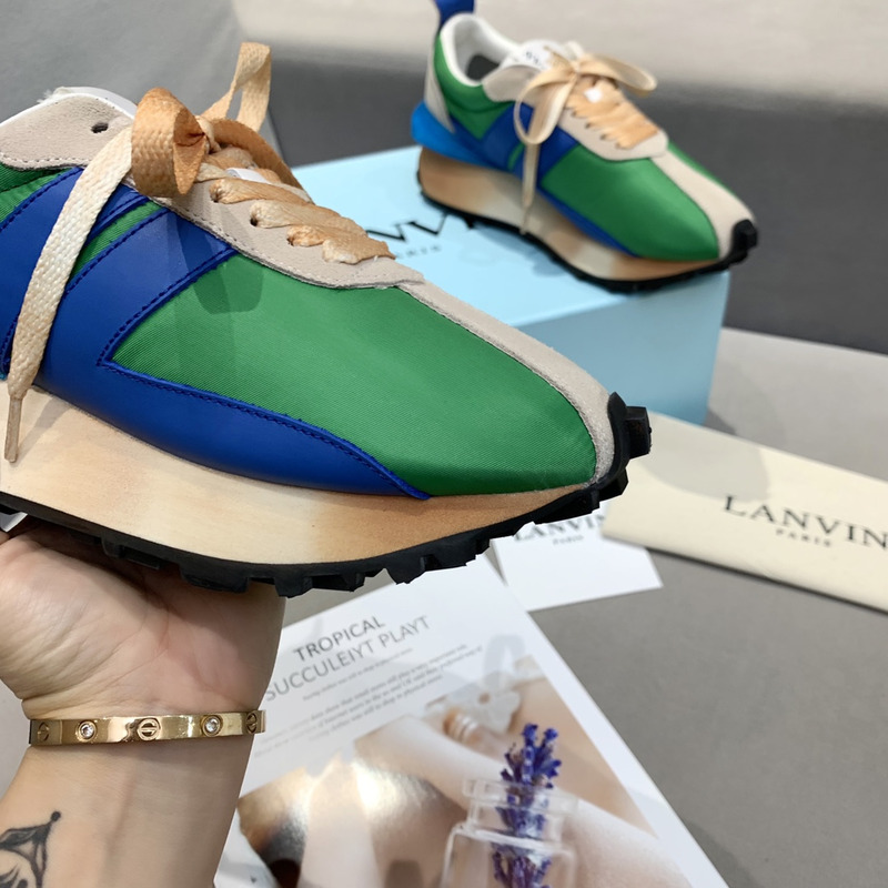 LANVIN Bump Sneaker Green