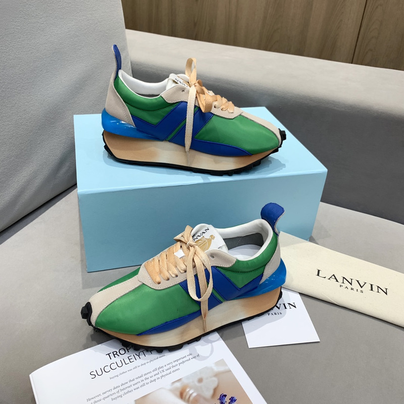 LANVIN Bump Sneaker Green