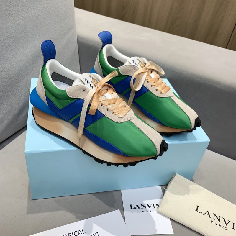 LANVIN Bump Sneaker Green