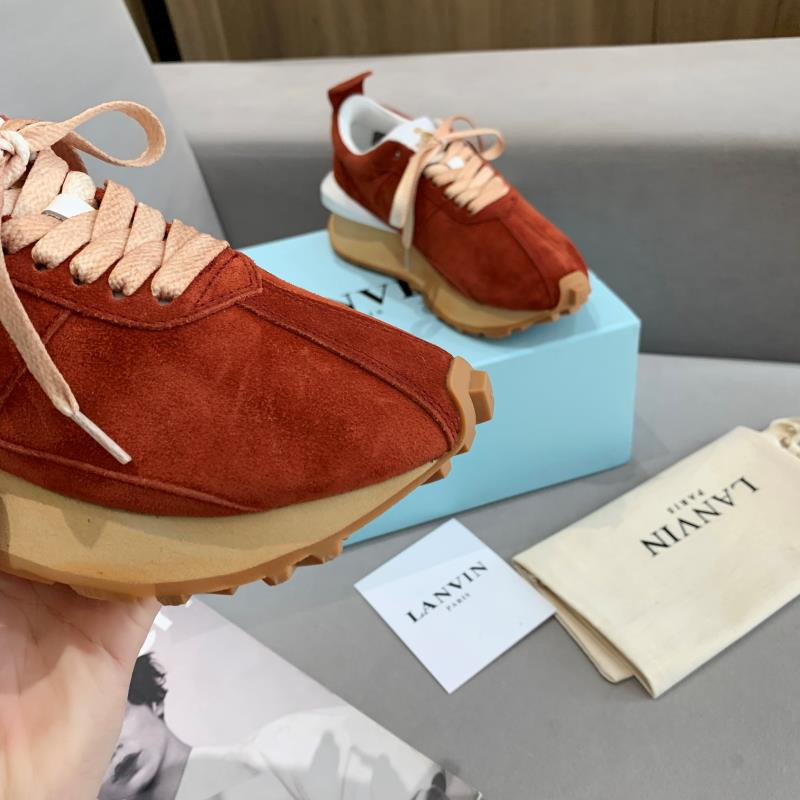 LANVIN Bumper Sneaker Wine Red