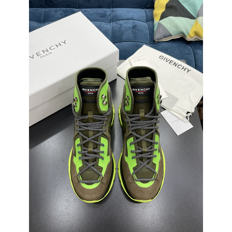 Givenchy Givenchy Spectre High-top Jogging Sneakers Green