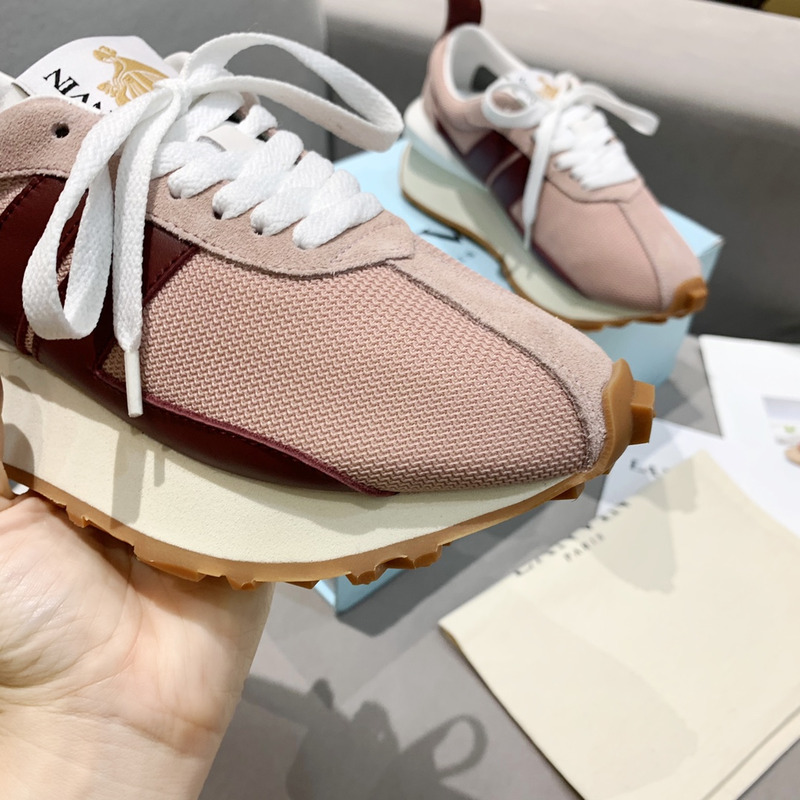 LANVIN Bumper Sneaker Pink and Red