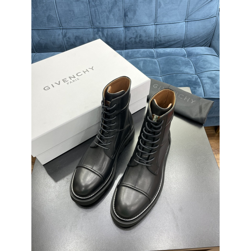 Givenchy Leather Boots Black