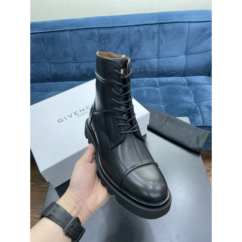 Givenchy Leather Boots Black