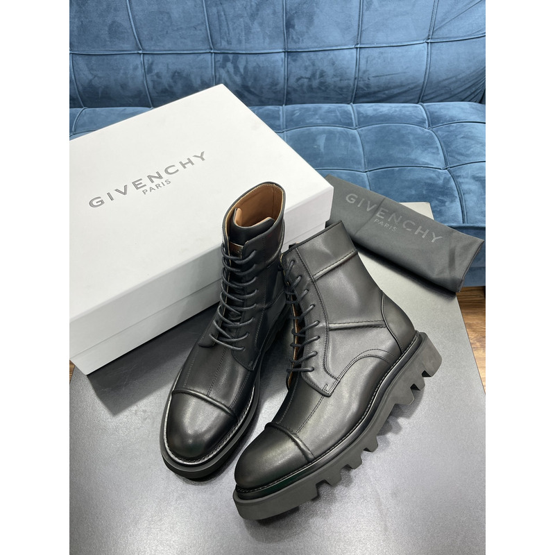 Givenchy Leather Boots Black