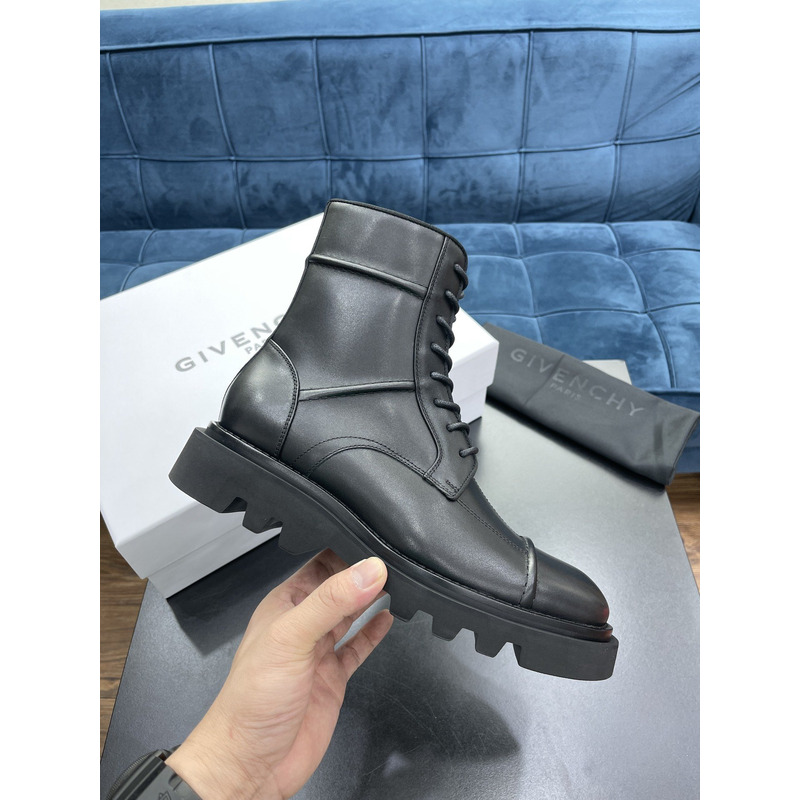 Givenchy Leather Boots Black