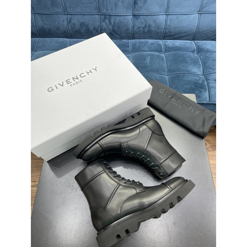 Givenchy Leather Boots Black