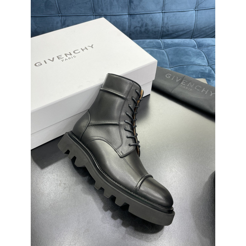 Givenchy Leather Boots Black