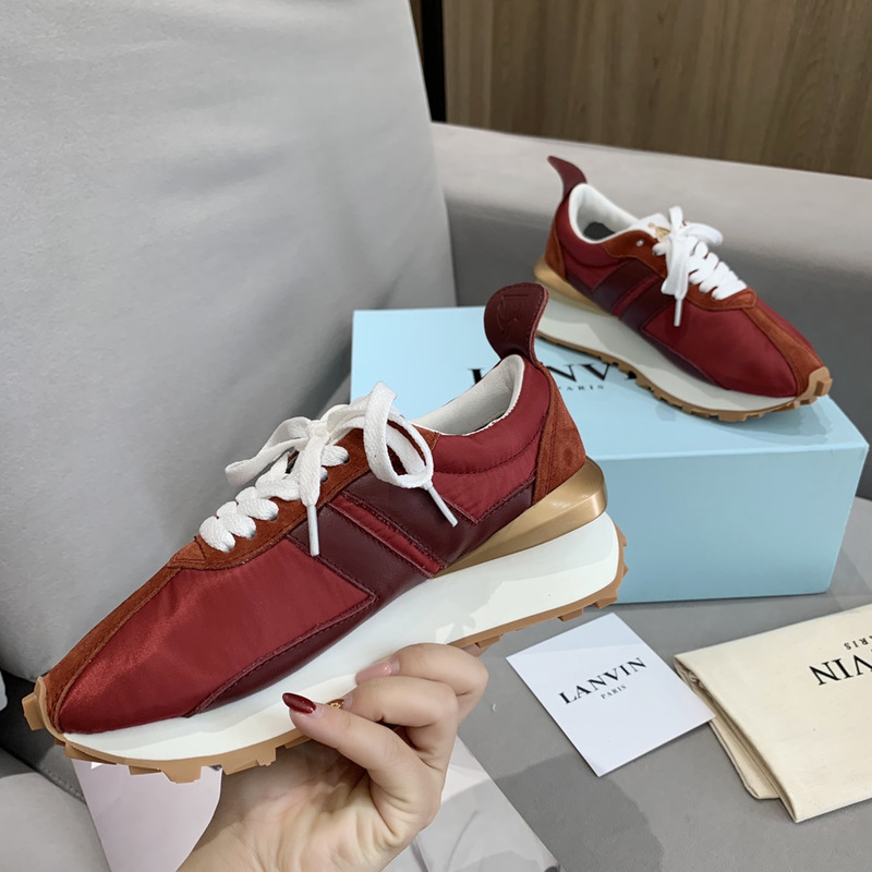 LANVIN Bumper Sneaker Red