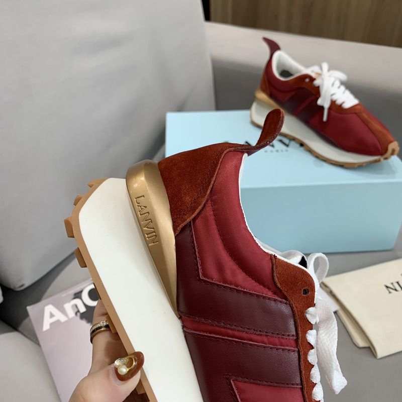 LANVIN Bumper Sneaker Red