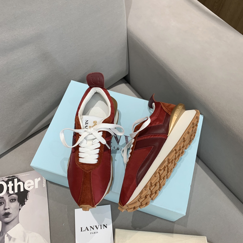 LANVIN Bumper Sneaker Red