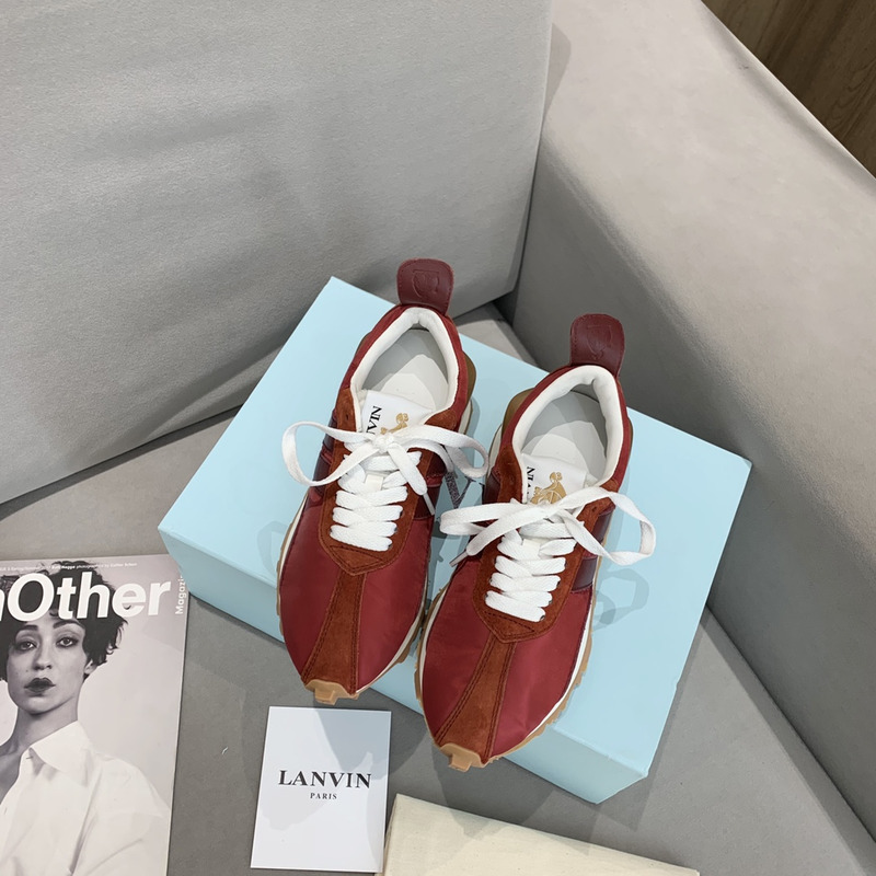 LANVIN Bumper Sneaker Red