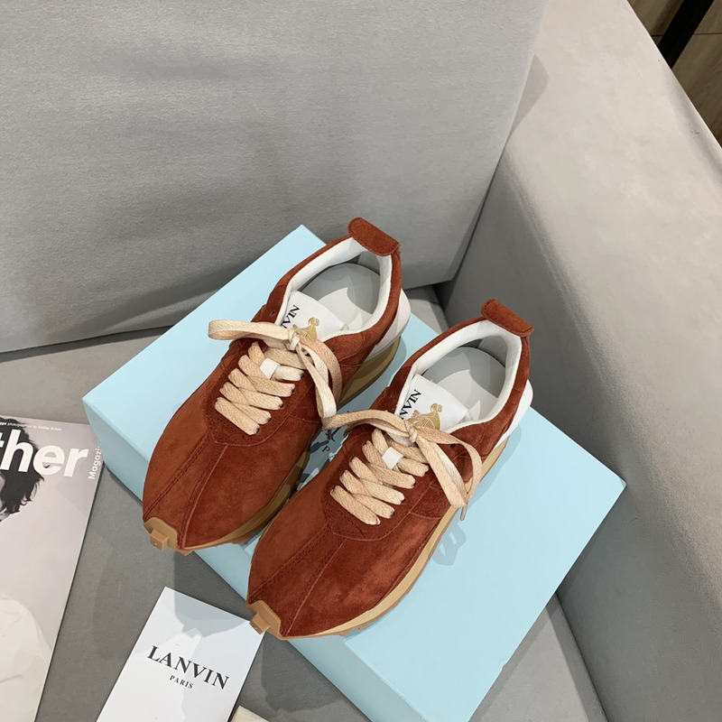 LANVIN Bumper Sneaker Burgundy