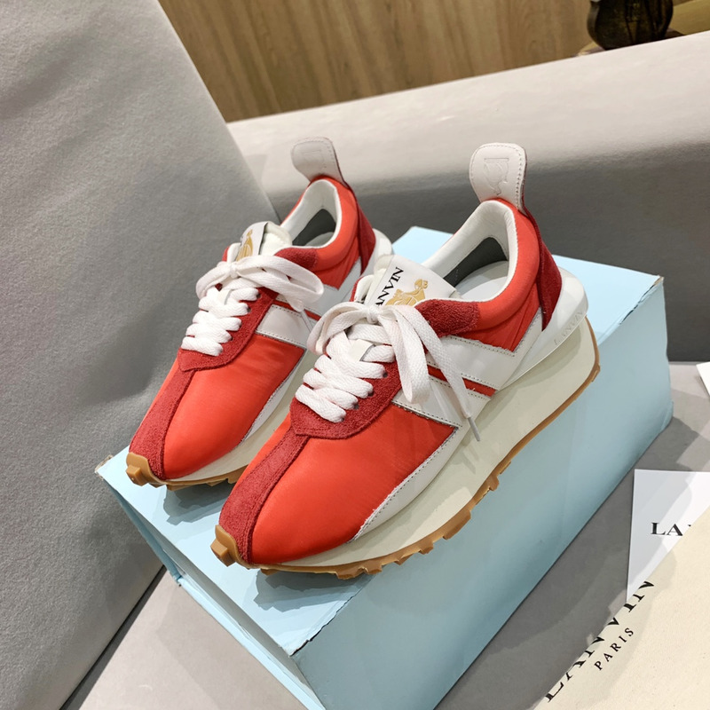 LANVIN Bumper Sneaker Bright Red