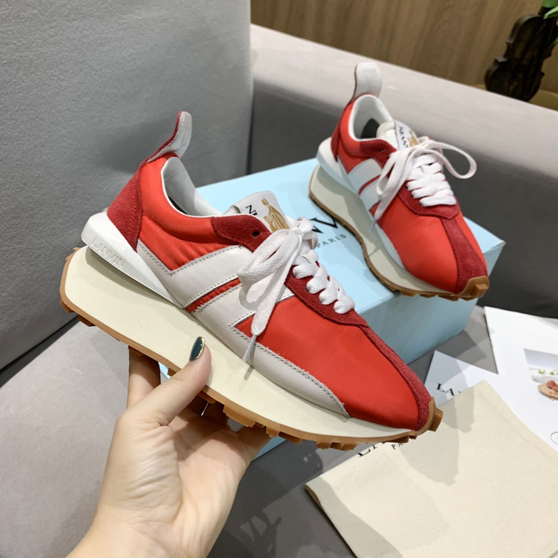 LANVIN Bumper Sneaker Bright Red