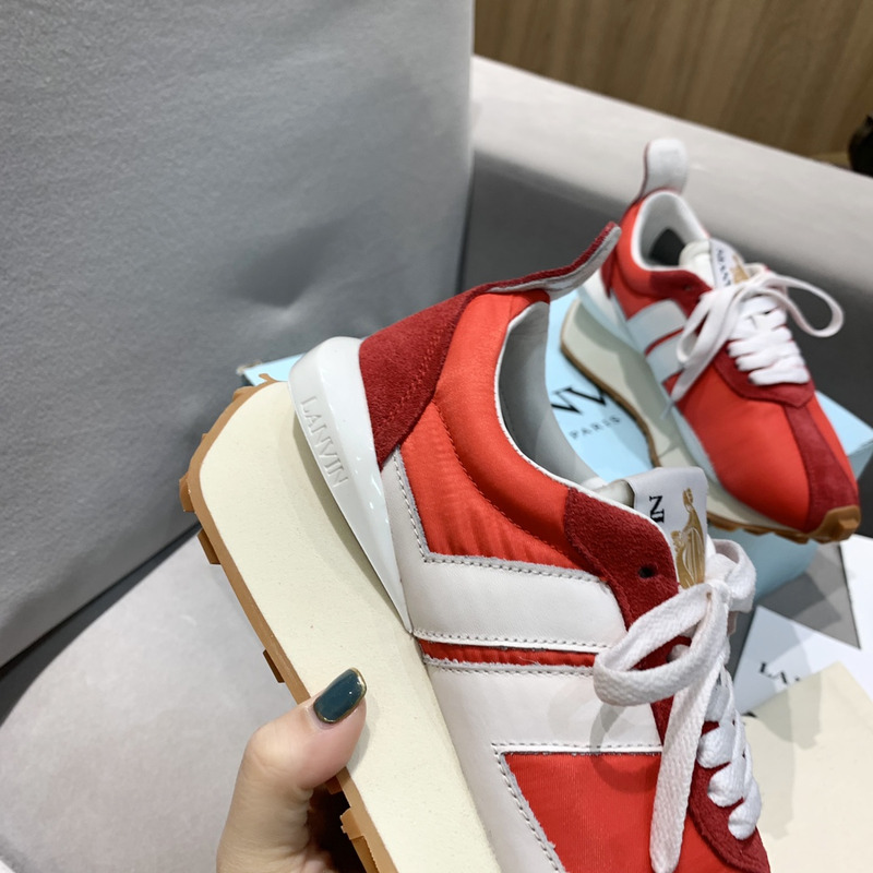 LANVIN Bumper Sneaker Bright Red