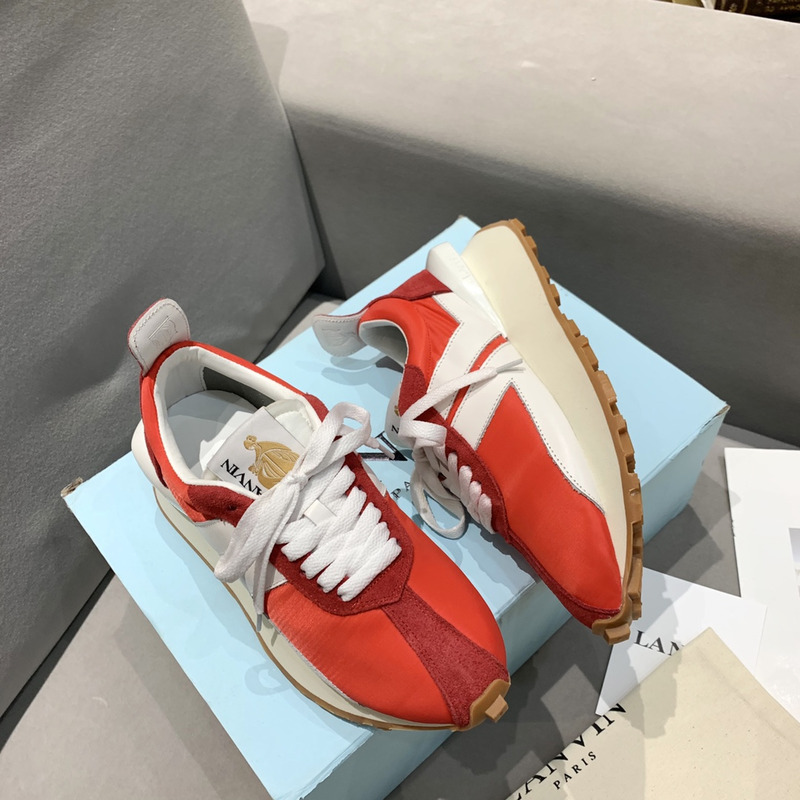 LANVIN Bumper Sneaker Bright Red