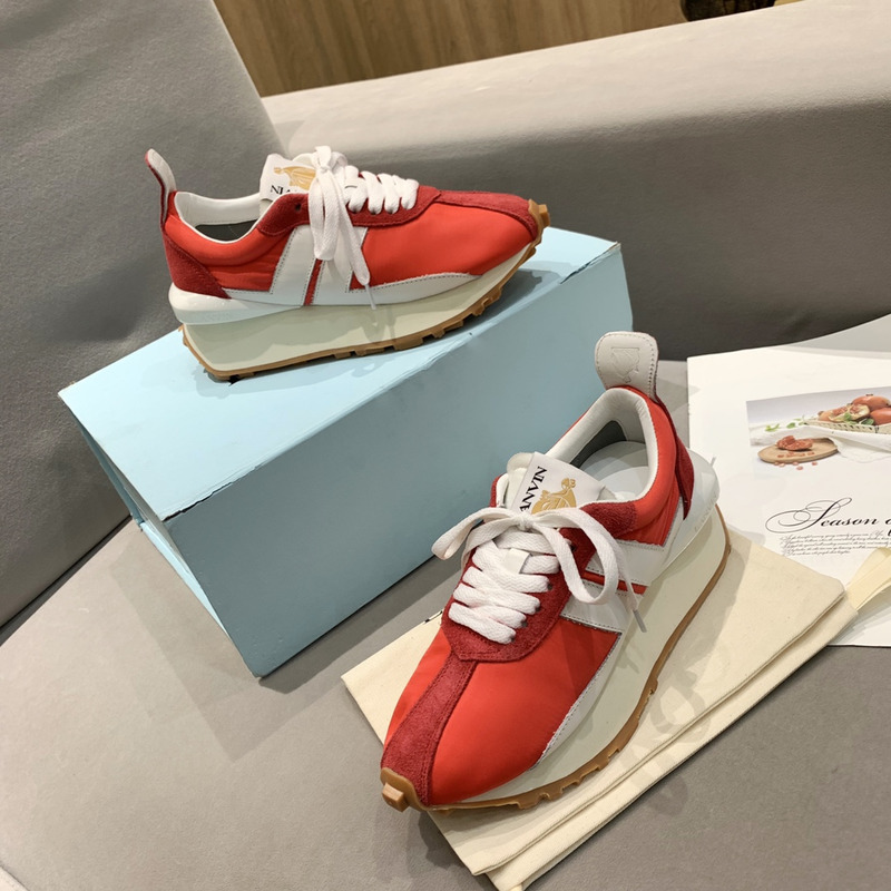 LANVIN Bumper Sneaker Bright Red