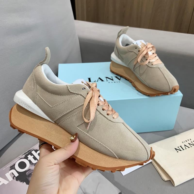 LANVIN Bumper Sneaker Apricot