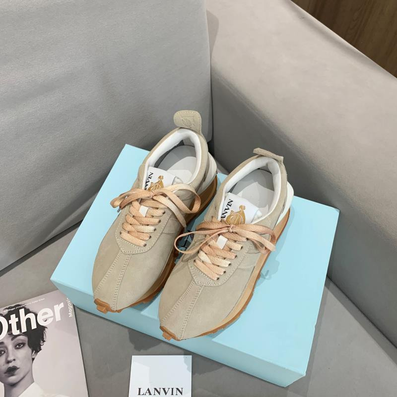 LANVIN Bumper Sneaker Apricot