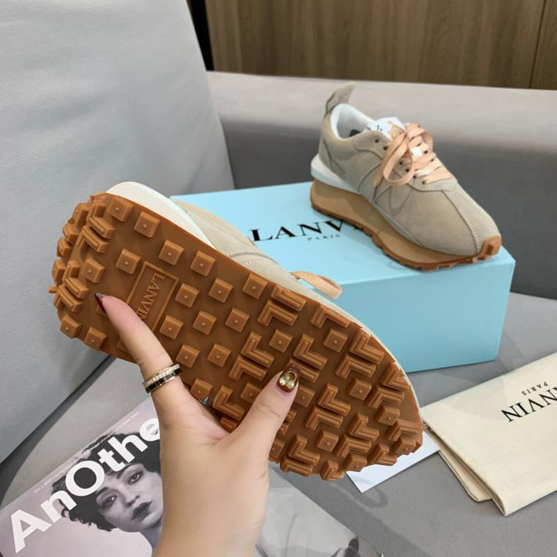 LANVIN Bumper Sneaker Apricot