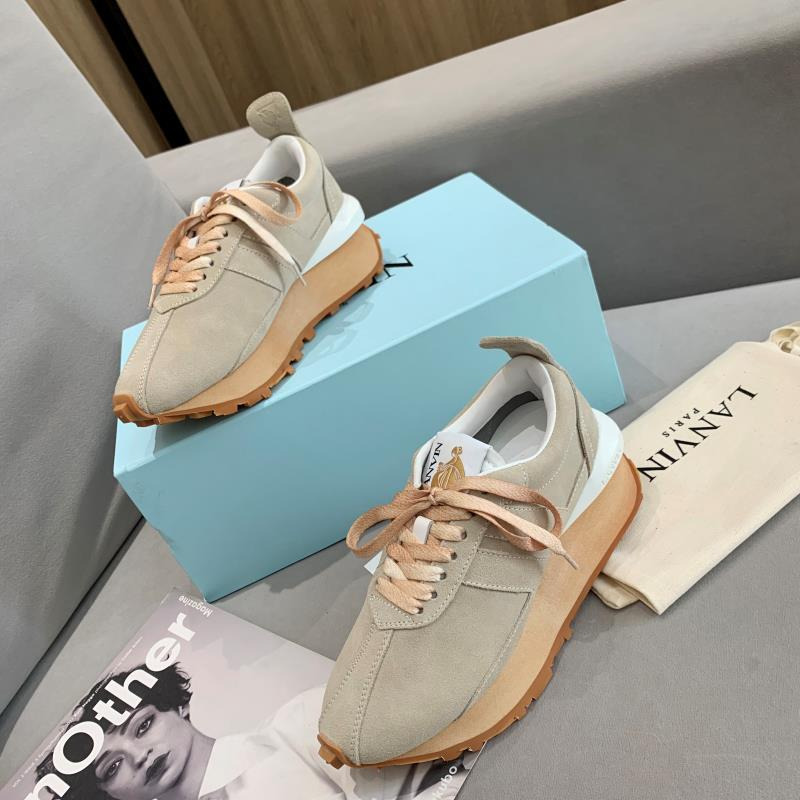 LANVIN Bumper Sneaker Apricot