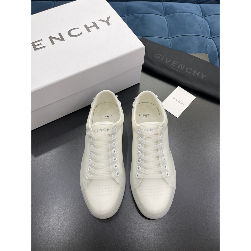 Givenchy Transparent Polyurethane Sneakers White